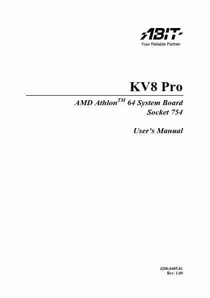 Abit Computer Hardware KV8 PRO-page_pdf